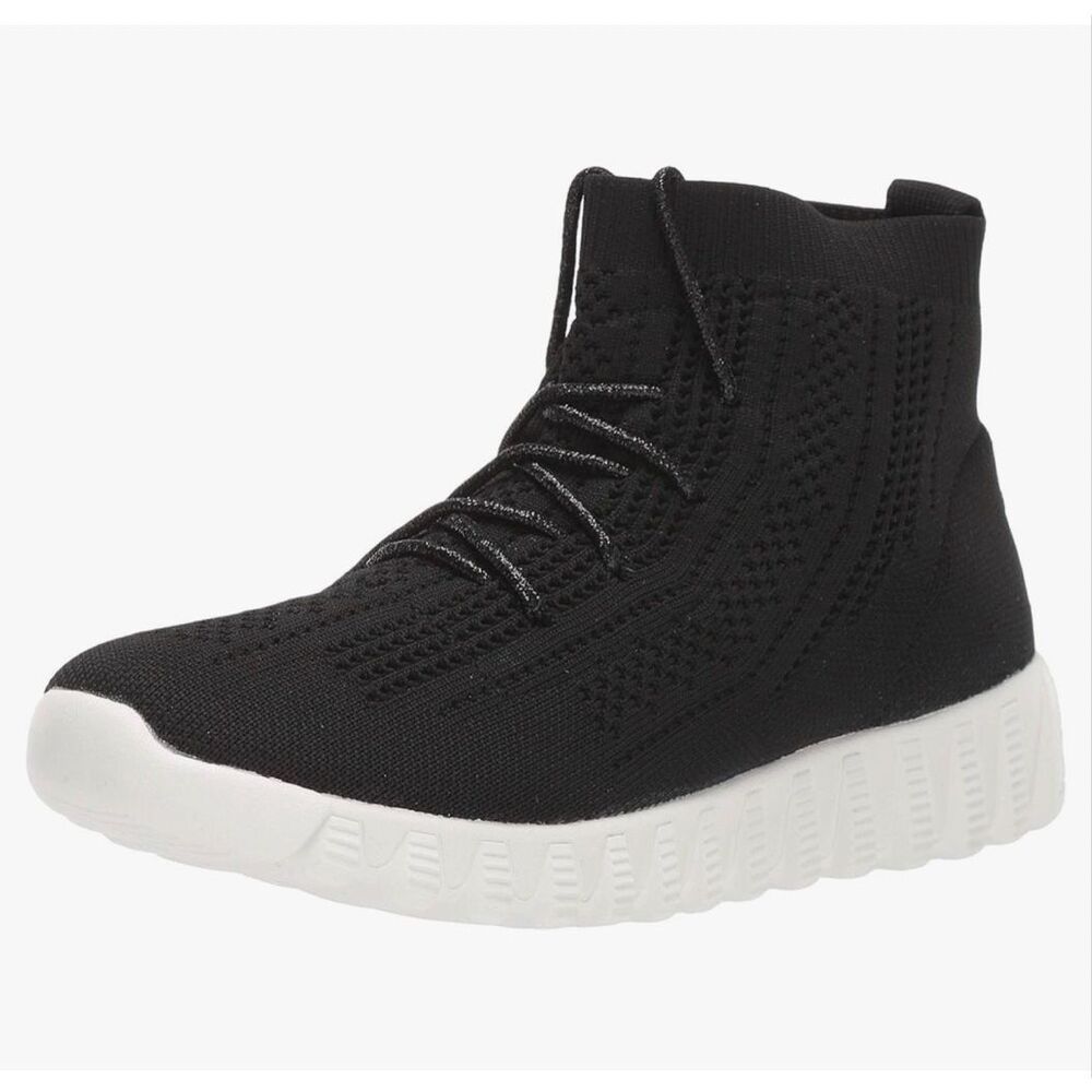 Bernie Mev Akaya Black/Cream Sock Bootie Nwt Size 42/11